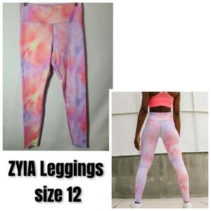 ZYIA tye dye leggings- Size 12